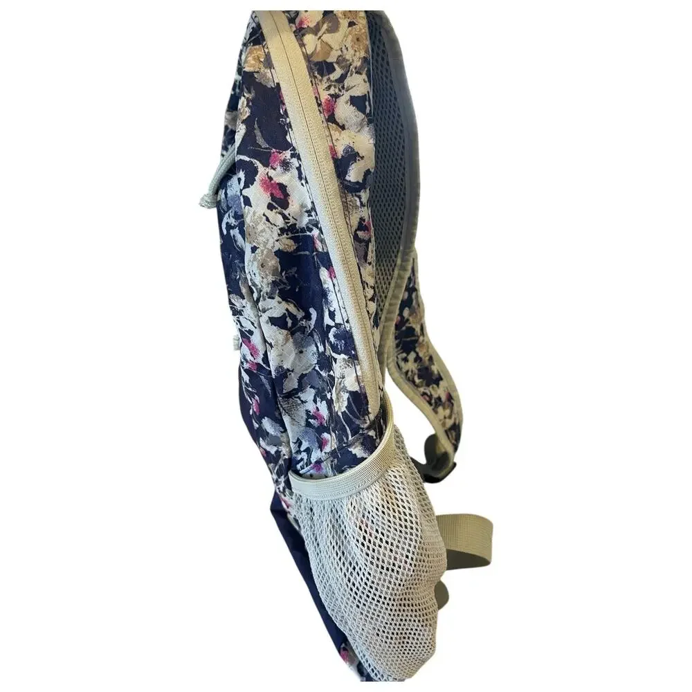 Eddie Bauer Stowaway Convertible Light Backpack Daypack Floral Design